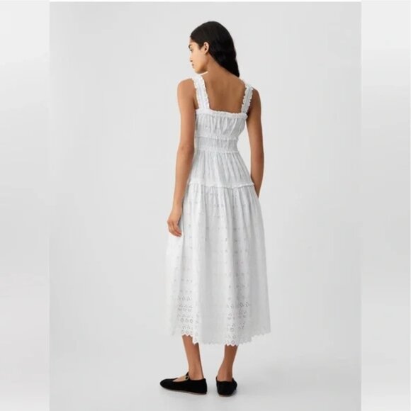 DÔEN x Gap Eyelet Dress in White - Picture 3 of 16